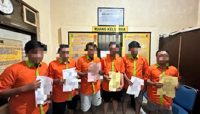 SatReskrim Polresta Gorontalo Kota Tetapkan 6 Debt Collector Sebagai Tersangka Pengeroyokan