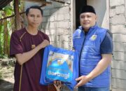 KNPI Bone Bolango Berbagi Paket Sembako di Momentum Idul Fitri 1446 H