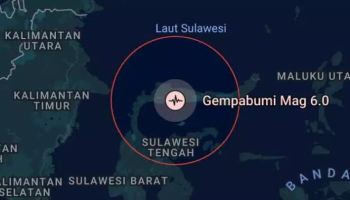 Gempa 6,0 SR Guncang Barat Daya Pohuwato, Gorontalo: Tidak Berpotensi Tsunami