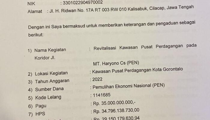 Aktivis Ungkap Dugaan Permainan Proyek Revitalisasi MT. Haryono: “Abi Manyu Dijadikan Kambing Hitam?”