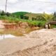 Foto: Jembatan ambruk yang terletak antara Desa Polohungo dan Desa Binajaya, Kecamatan Tolangohula, Kabupaten Gorontalo.