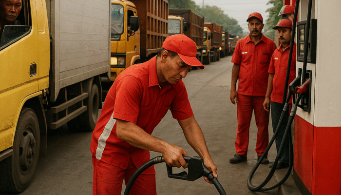 Solar Subsidi Dikuasai Oknum di SPBU Limboto, Praktik Ilegal Marak Terjadi