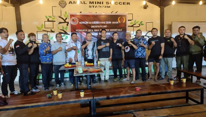 Helmy Rasyid Terpilih Aklamasi Pimpin MMA Gorontalo, Kadispora Tegaskan Dukungan Atlet