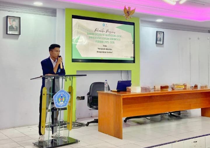 Foto : Rifaldi Puluhulawa Mentri Sosial Demokrasi Badan Eksekutif Mahasiswa Universitas Ichsan Gorontalo