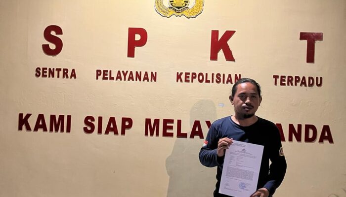 Buntut Alami Kekerasan Sekdes Tulabolo Melapor Ke Mapolda Gorontalo