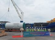 PTP Nonpetikemas Cabang Banten Tangani Ekspor Perdana Wind Mill Tower Tujuan Kanada