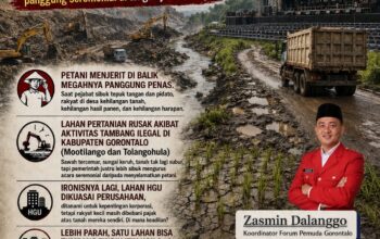 Zasmin Dalanggo Soroti Kerusakan Lahan dan Lingkungan di Gorontalo, Pertanyakan Makna Penas bagi Petani