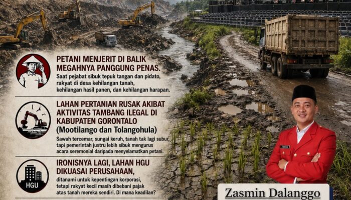 Zasmin Dalanggo Soroti Kerusakan Lahan dan Lingkungan di Gorontalo, Pertanyakan Makna Penas bagi Petani