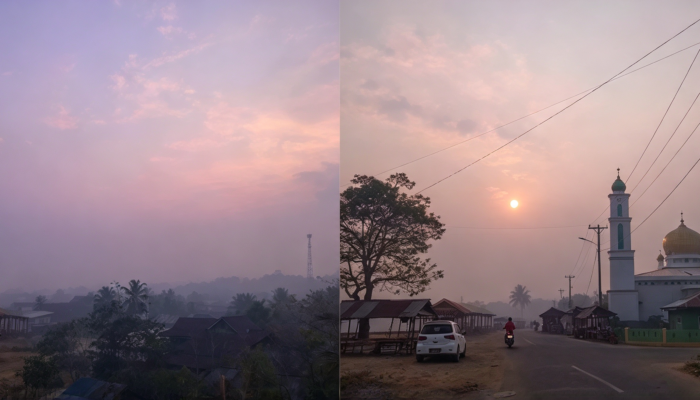 Kabut Asap Selimuti Desa Tikong dan Nunu, Warga Cemas Ancaman ISPA