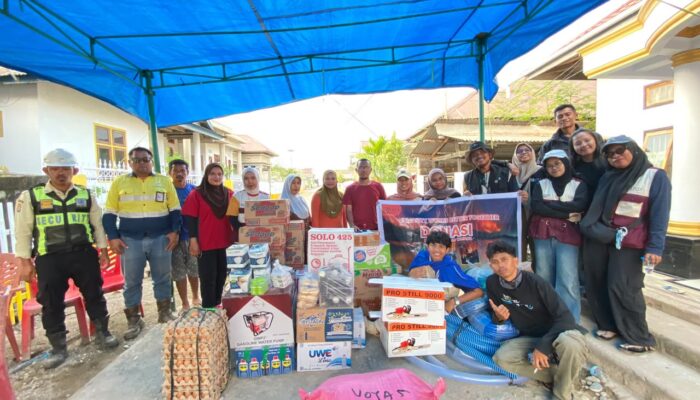 VOYA Taliabu Salurkan Bantuan untuk Masyarakat Terdampak Karhutla Desa Tikong-Nunu 